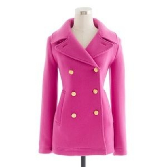 J. Crew Jackets & Blazers - GORGEOUS Magenta J. Crew Peacoat